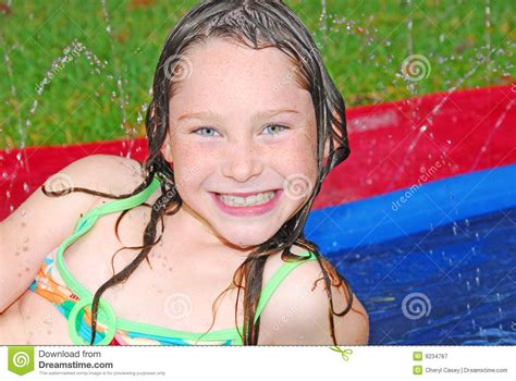 Young Girls At Water Park Nip Slip