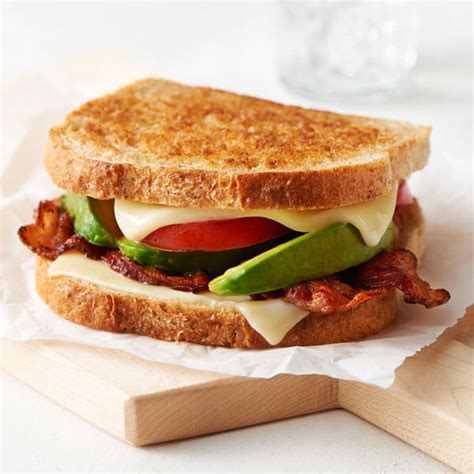 Bacon And Avocado Grilled Cheese Sandwiches Recipe Land Olakes