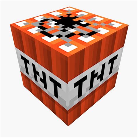 3d Model Minecraft Tnt Turbosquid 1672507