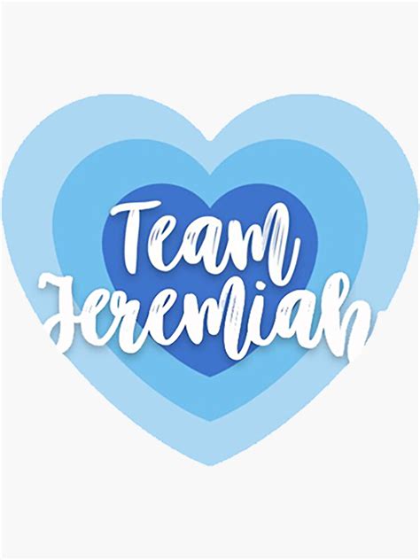 Team Jeremiah The Summer I Turned Pretty Sticker For Sale By