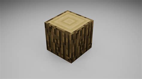 3d Asset Minecraft Block Cgtrader