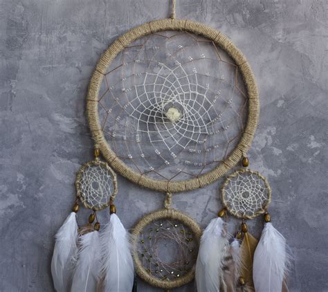 Dream Catcher With Pressed Flower Inspired By Traditional Etsy