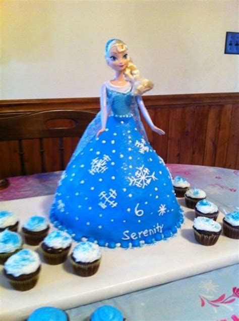 By happy birthday 3 years ago. Frozens Elsa Doll Cake For My 6 Year Old Granddaughter All ...