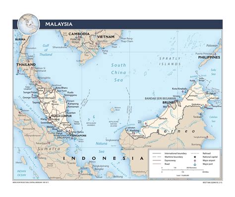 Malaysia Map States And Cities In Malaysia