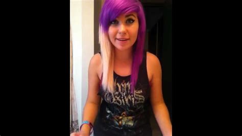 Hair Update Half Purple And Half Blonde Youtube