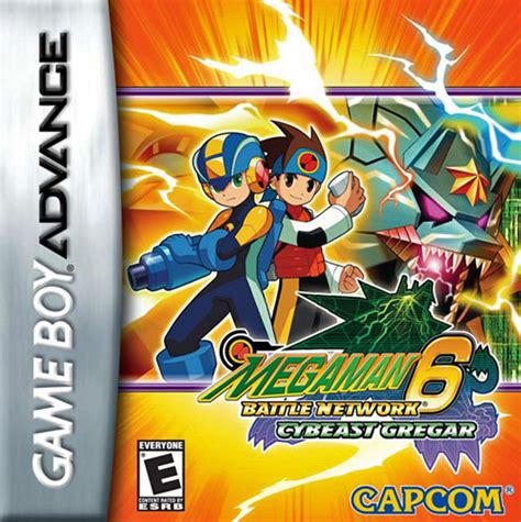 Mega Man Battle Network 6 Cybeast Gregar Nintendo Gameboy Advance Gba