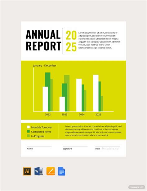 Annual Report Templates Documents Design Free Download