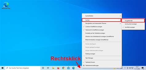 Windows 1011 Suchfeld In Taskleiste Ausblenden So Gehts