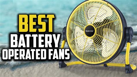 Top Best Battery Operated Fans In Youtube