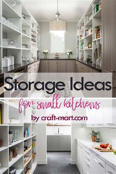 14 Clever Storage Ideas For Small Kitchens Craft Mart
