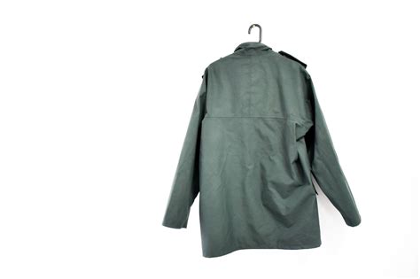 Police Gore Tex Lightweight Waterproof Jacket Green