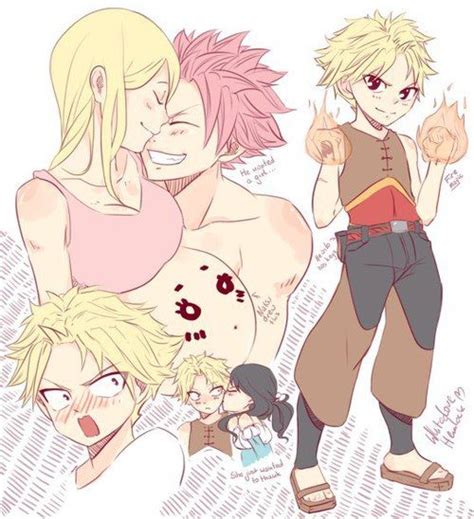 Natsu And Lucys Child Awesome Fairy Tail Kids Fairy Tail Anime