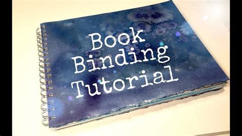 How To Bind A Book Book Binding Tutorial Binding Tutorial Book