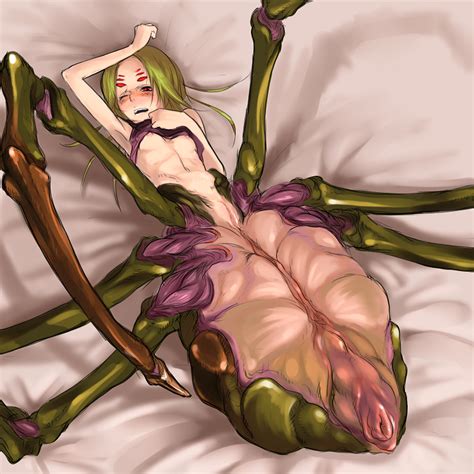 Rule 34 1girls Arachne Breasts Clothing Drider Monster Girl Nipples