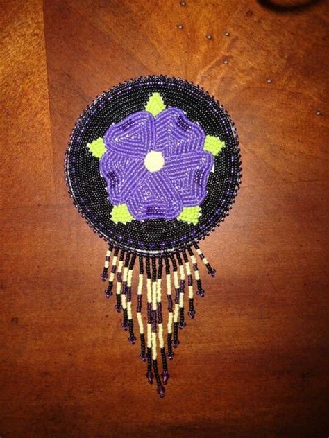 Beadwork By Brenda Mahan Love Purple Native American Beadwork Bead