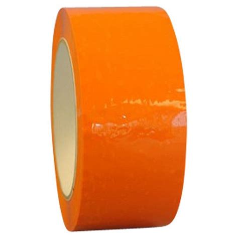 2 X 110 Yd Orange 2 Mil Polypropylene Box Sealing Tape With Acrylic