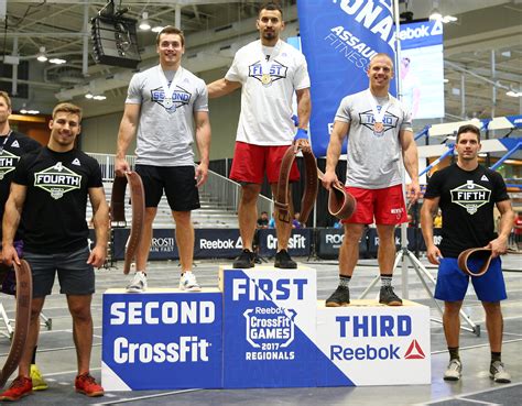 The original crossfit gym was in santa cruz, california, and the first affiliated gym was crossfit north in seattle, washington; Rich Froning 2017 Crossfit Games Podium | EOUA Blog