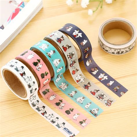 32 Pcslot Characters Paper Tape Cartoon Japanese Washi Tape Deco