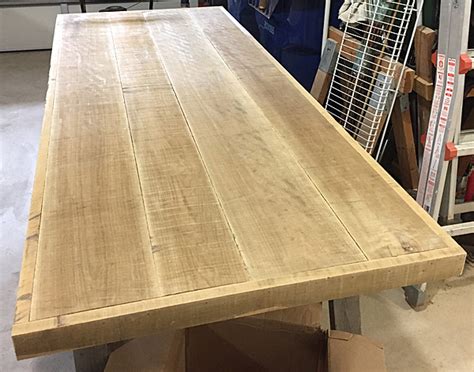 Plywood doesn t expand and contract like a solid wood top so construction is simplified. Maple | Table Top | Overlay | Finish Options | Woodworker ...