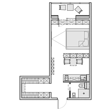 500 Square Foot Apartment Floor Plans Home
