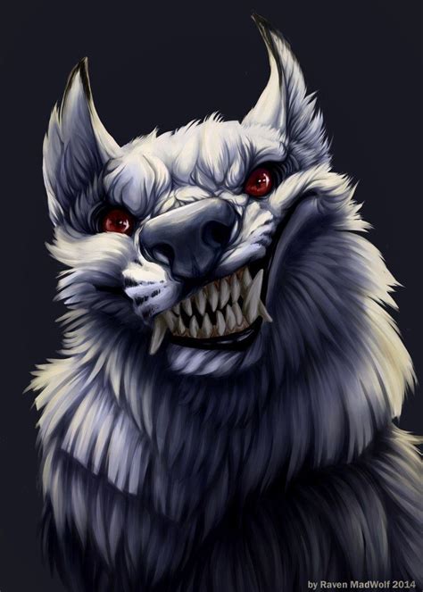 Smile By Ravenmadwolf On Deviantart Werewolf Art Wolf Artwork