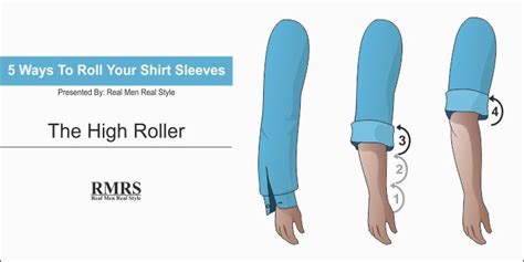 How To Roll Up Shirt Sleeves 5 Sleeve Folding Methods For Men Rmrs