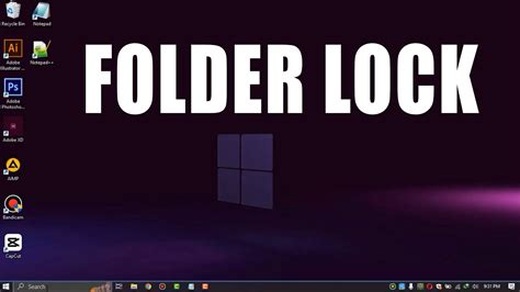 How To Lock Folders In Windows 10 Without Software Youtube