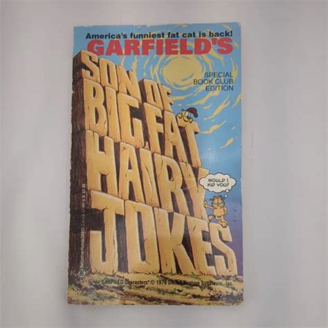Garfields Son Of Big Fat Hairy Jokes Jim Davis Paperback 1994 739 Picclick