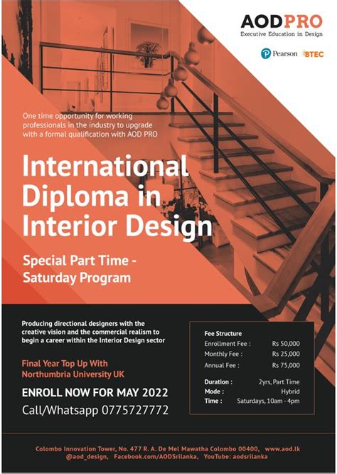 International Diploma In Interior Design Academy Of Design Aod