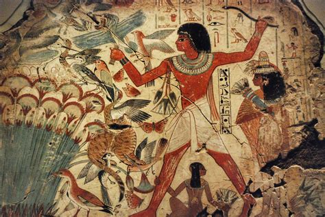 Egyptian Hunting In The Marshes Illustration World History Encyclopedia