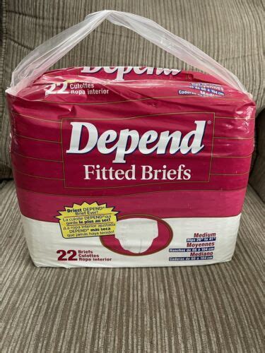 Vintage 1996 Depends Medium Adult Diapers Unopened Bag Of 22のebay公認