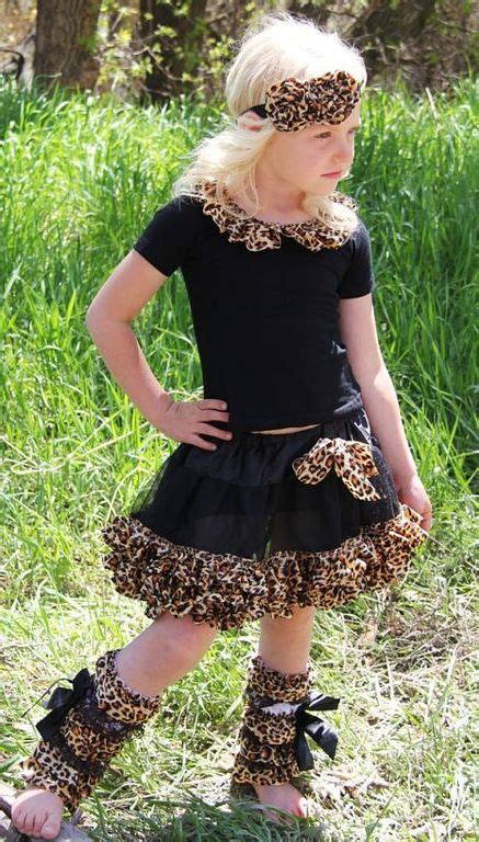 Set Cheetah Tutu Outfit Tutu Outfits Childrens Clothing Boutique