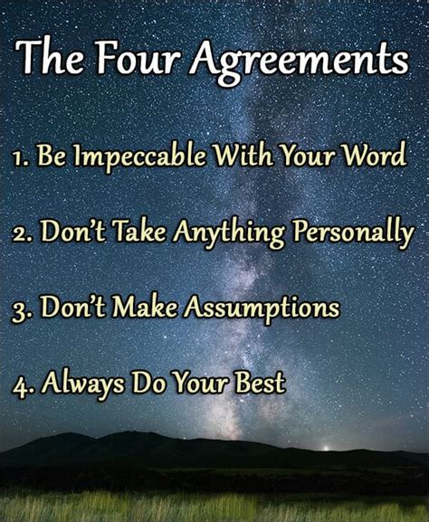 The Four Agreements Four Agreements Quotes The Four Agreements