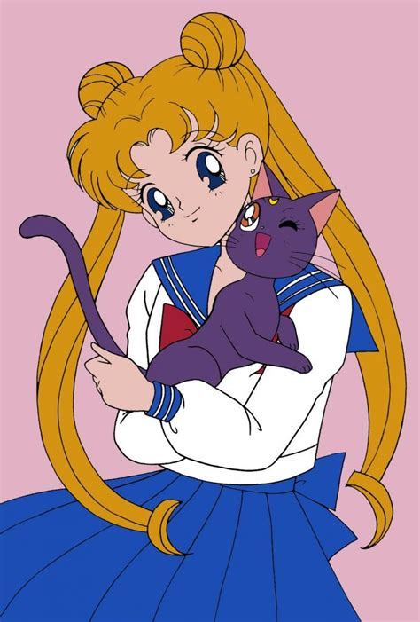 Serenausagi And Luna Sailor Moon Fan Art Sailor Moon Stars Sailor Moon Art