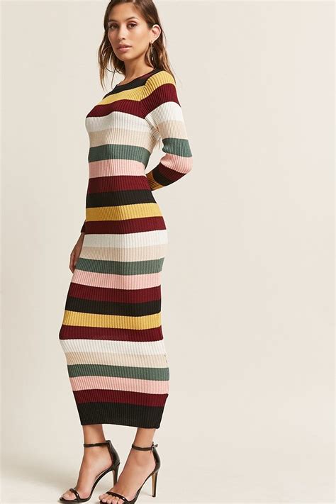 Product Name Multicolor Stripe Bodycon Maxi Dress Category Dress