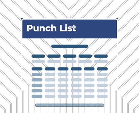Punch List Templates Download And Print For Free Construction Punch