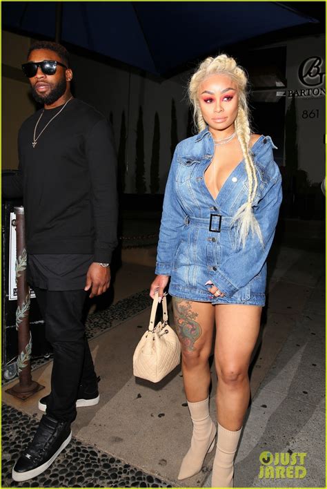 Blac Chyna Shows Off Her New Blonde Hair At Dinner Photo 3910324 Photos Just Jared