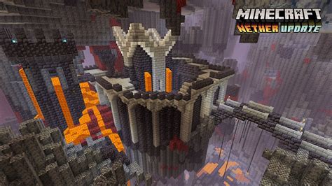 Minecraft Nether Update Basalt Biome Castle Speed Build Youtube