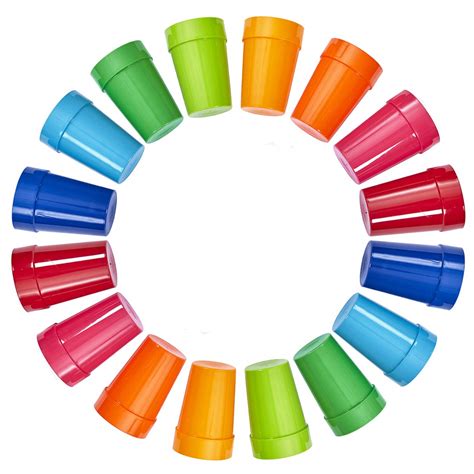 Buy Us Acrylic Spectrum Unbreakable Plastic 10 Ounce Stackable Juice Tumblers In 8 Assorted