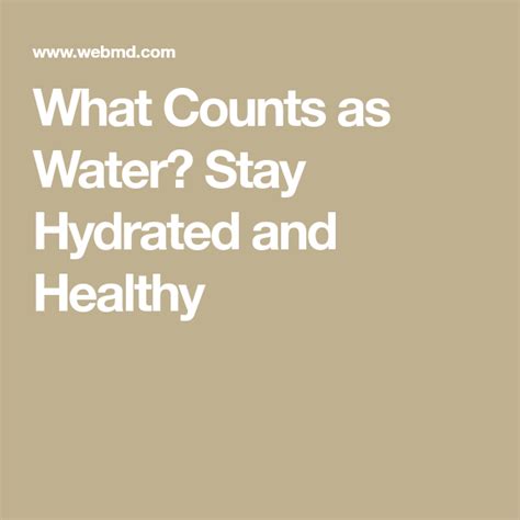 What Counts As Water Stay Hydrated And Healthy Fad Diets Stay