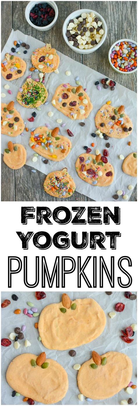 Frozen Yogurt Pumpkins