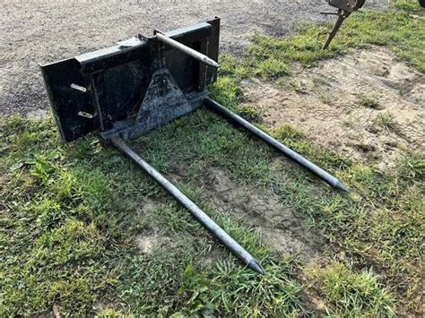 Skidsteer Mount Bale Spear Lot 393 August Farm Consignment 831