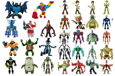 Every Omniverse Action Figure That I Can Find Rben10