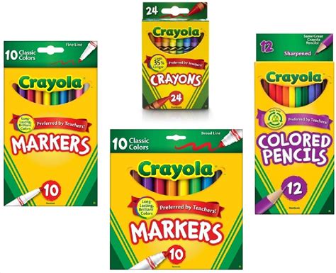 Crayola Crayons 24 Count Crayola Colored Pencils In Assorted Colors
