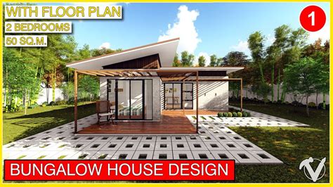 Modern 2 Bedroom Bungalow House Design Youtube