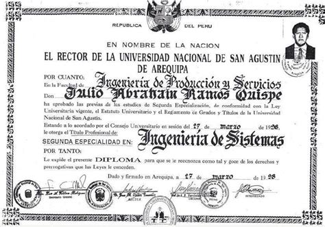 Legalis Las Universidades Peruanas Titulos Diplomados