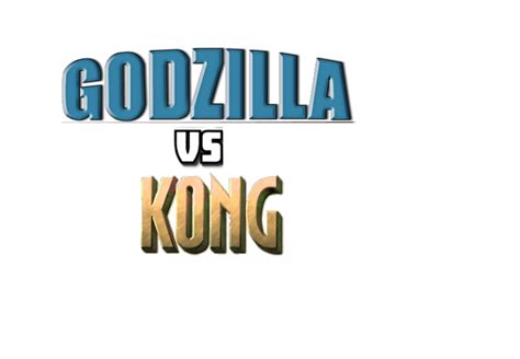 Godzilla Vs Kong Logo Png Godzilla Vs King Kong Logo Transparent Hd