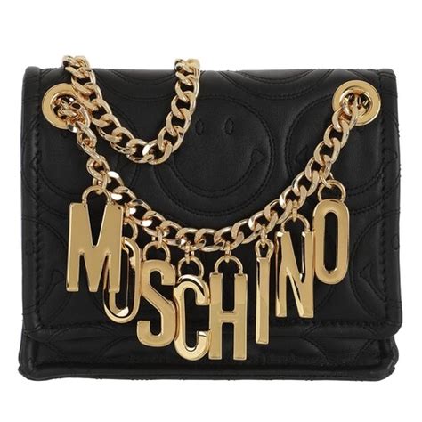 Moschino Shoulder Bag Black Cross Body Väskor Fashionette