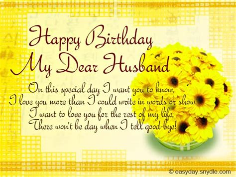 Happy Birthday Wishes For Husband Easyday