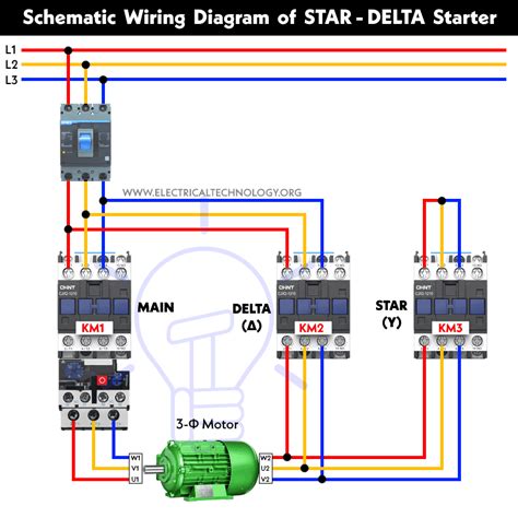 Electrical Star Delta Starter Diagram